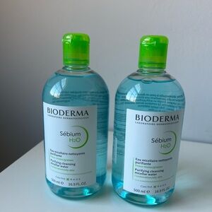 2 pk BIODERMA Sebium H2O Purifying Cleansing Micellar Water 16.9 fl oz SEALED